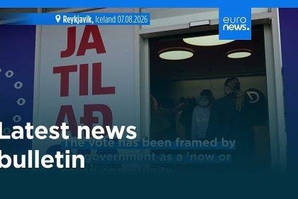 Latest news bulletin | August 24th, 2026 – Midday