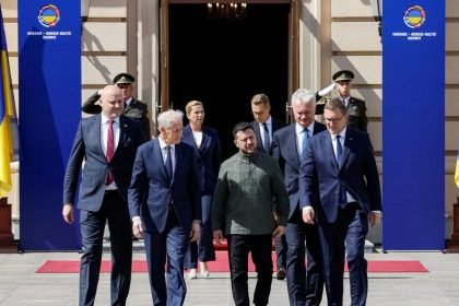 Ukraine’s allies convene in Kyiv as Zelenskyy seeks air defence boost