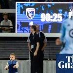 ‘There’s a baby on the field’: Toddler invades pitch during Minnesota’s MLS win over San Jose