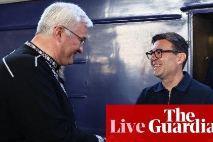 Andy Burnham arrives in Ukraine with plans to share UK blueprints for long-range missiles - Europe live
