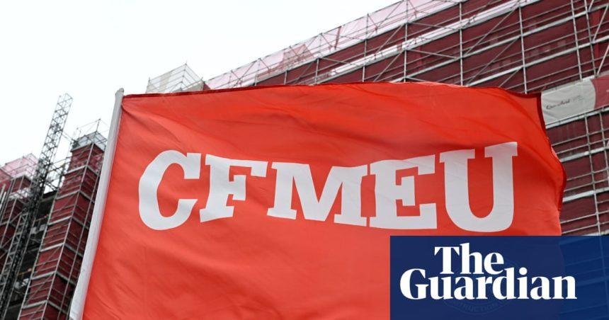 Two men charged and drugs, guns and cars linked to CFMEU seized as police investigate alleged corruption