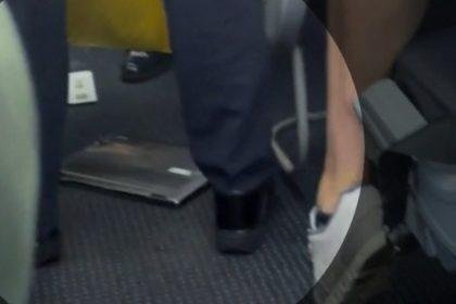 Laptop catches fire on flight to Dallas