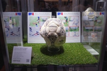 Maradona’s ‘Hand of God’ ball from Mexico sells for $3.35m
