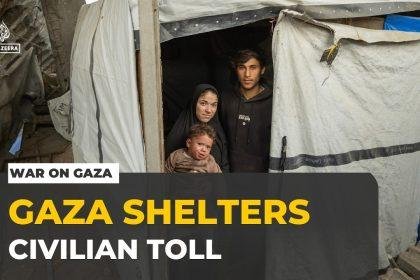 Israeli air strikes intensify across Gaza: Rising civilian toll and makeshift shelters destroyed