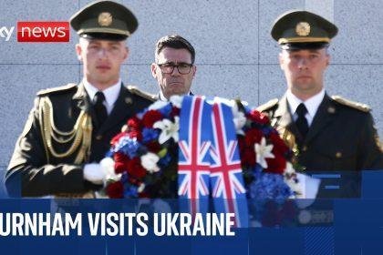 Zelenskyy hosts Burnham at Kyiv event to mark Ukraine's independence