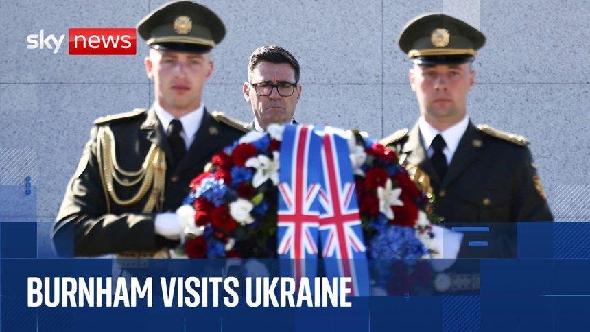 Zelenskyy hosts Burnham at Kyiv event to mark Ukraine's independence