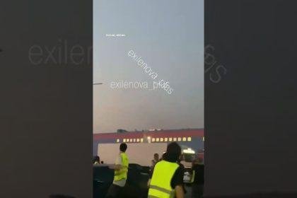 Ukrainian drone hits Russian logistics hub