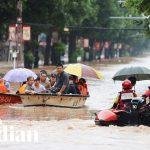 Typhoon Narra floods cities in China's Guangxi region