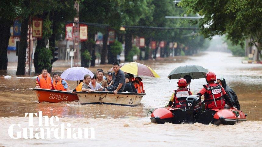 Typhoon Narra floods cities in China's Guangxi region
