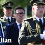 Andy Burnham lays wreath in Kyiv on Ukraine’s Independence Day