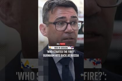 'Who started the fire?': Burnham hits back at Russia