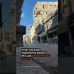 Israel attacks desalination plant and mosque in Gaza | AJ #shorts