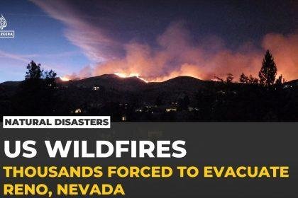 US wildfires: Hawk Fire forces mass evacuation in Reno, Nevada