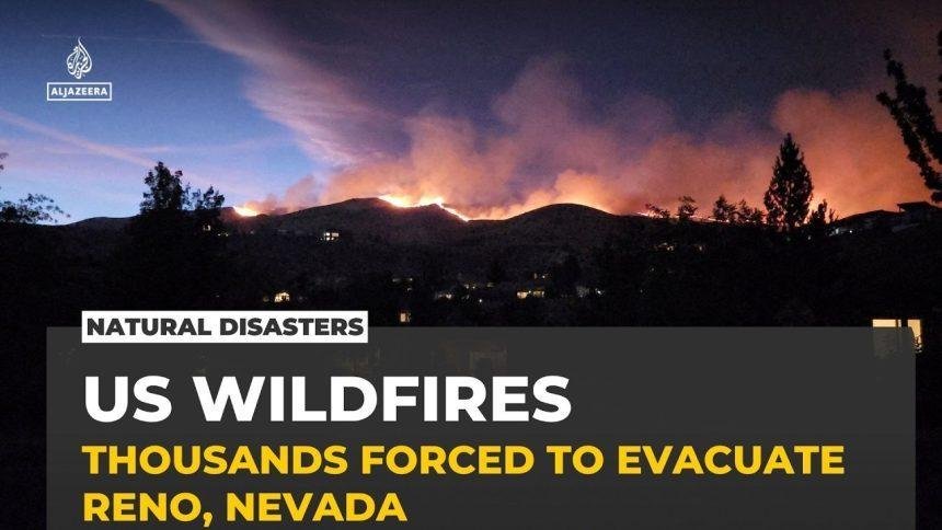 US wildfires: Hawk Fire forces mass evacuation in Reno, Nevada