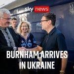 Burnham arrives in Kyiv for first international trip as PM