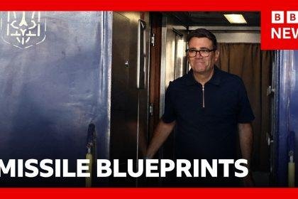 Andy Burnham in Ukraine to hand over UK blueprints to make long-range missiles | BBC News